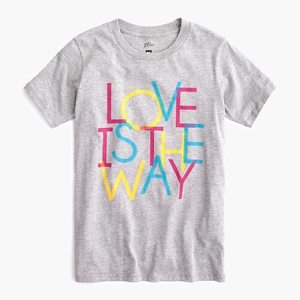 J.Crew x Human Rights Campgn "Love is the way" Tee